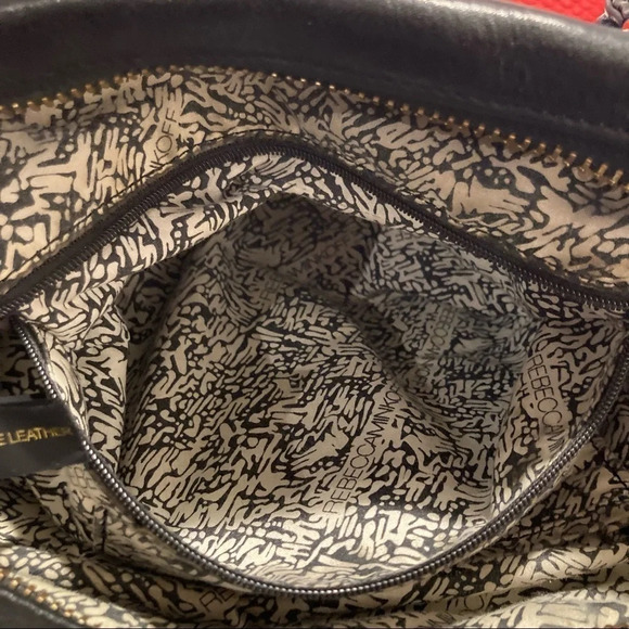 REBECCA MINKOFF  Large Leather Satchel w/ Handles and Strap Fun Lining - Picture 11 of 14